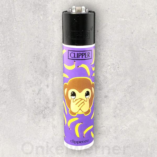 Monkey Emoji Clipper Feuerzeug 3/4